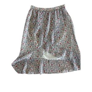 Madewell‎ Floral Mini Skirt Size 0  Waist Lightweight